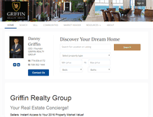 Tablet Screenshot of griffinhomesearch.com